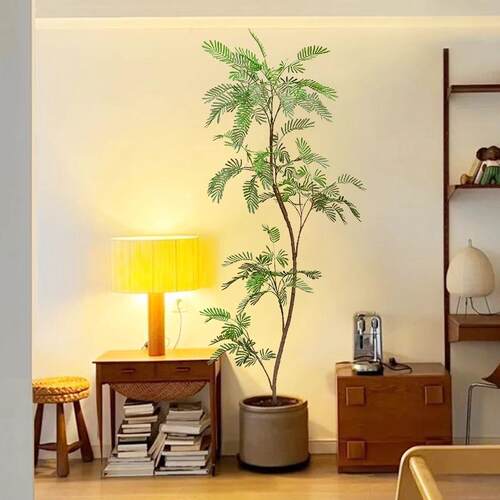 仿真植物猴耳环室内大型仿真绿植高端轻奢客厅盆栽落地家居仿真树