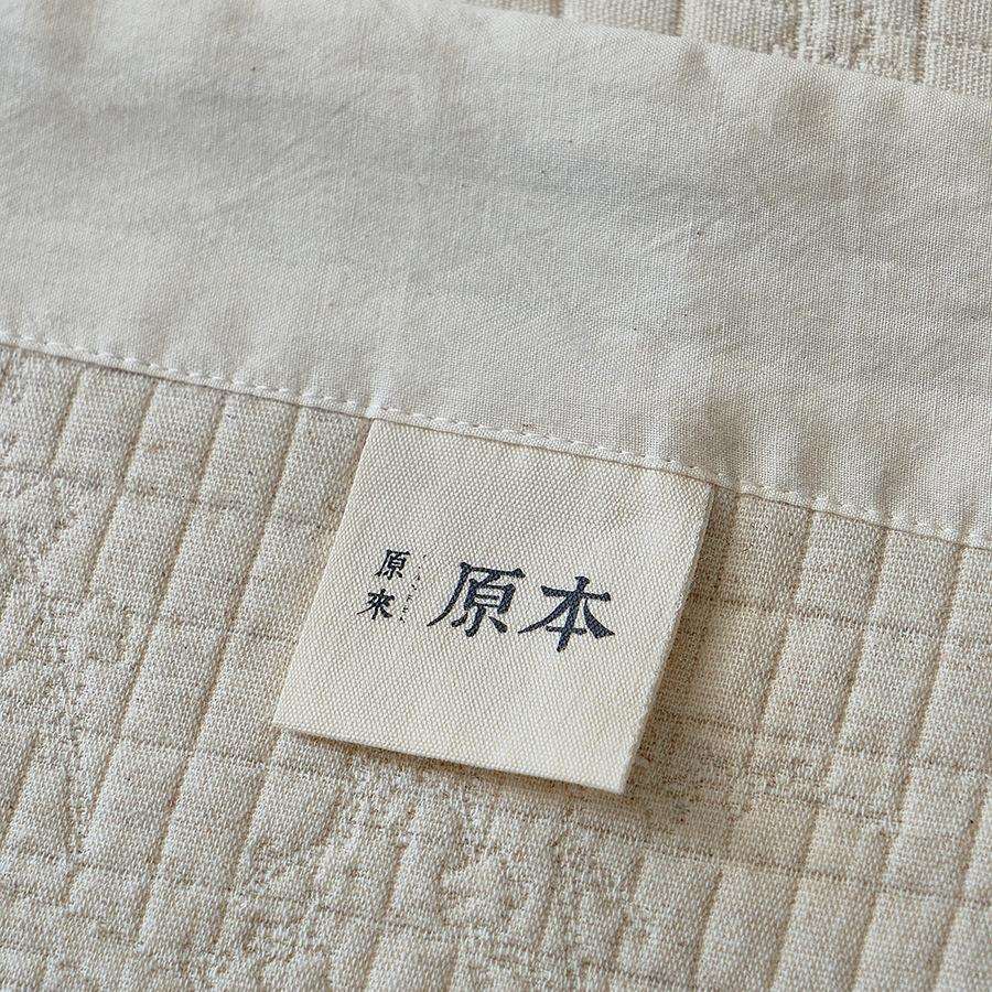 轻复古法式田园风三层提花棉麻床盖三件套 |干爽透气森系日式床盖