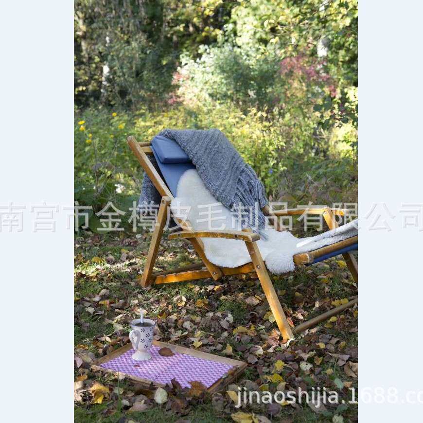 自然白色羊毛地毯地垫整张羊毛垫飘窗垫家用宝宝玩耍防寒防滑毛毯