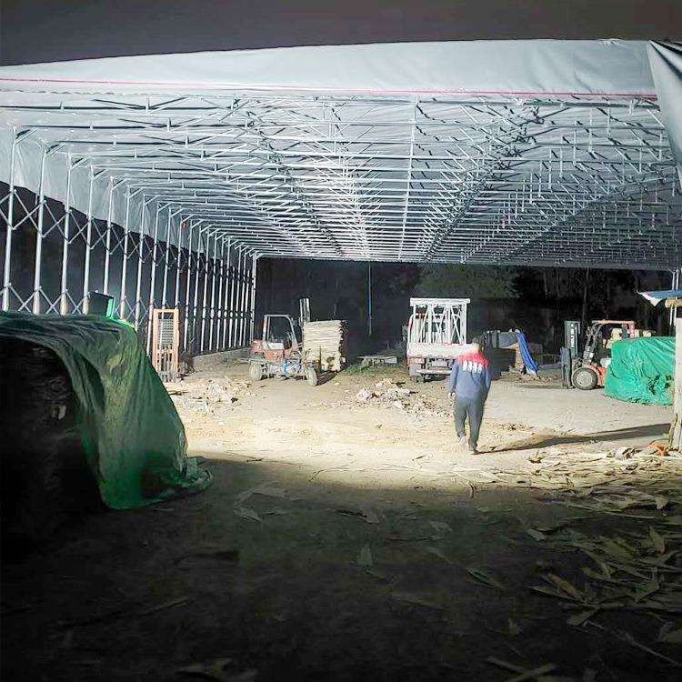 整体移动保温棚 桥梁养护棚 建桥户外移动伸缩蓬 抗风防晒防雨雪