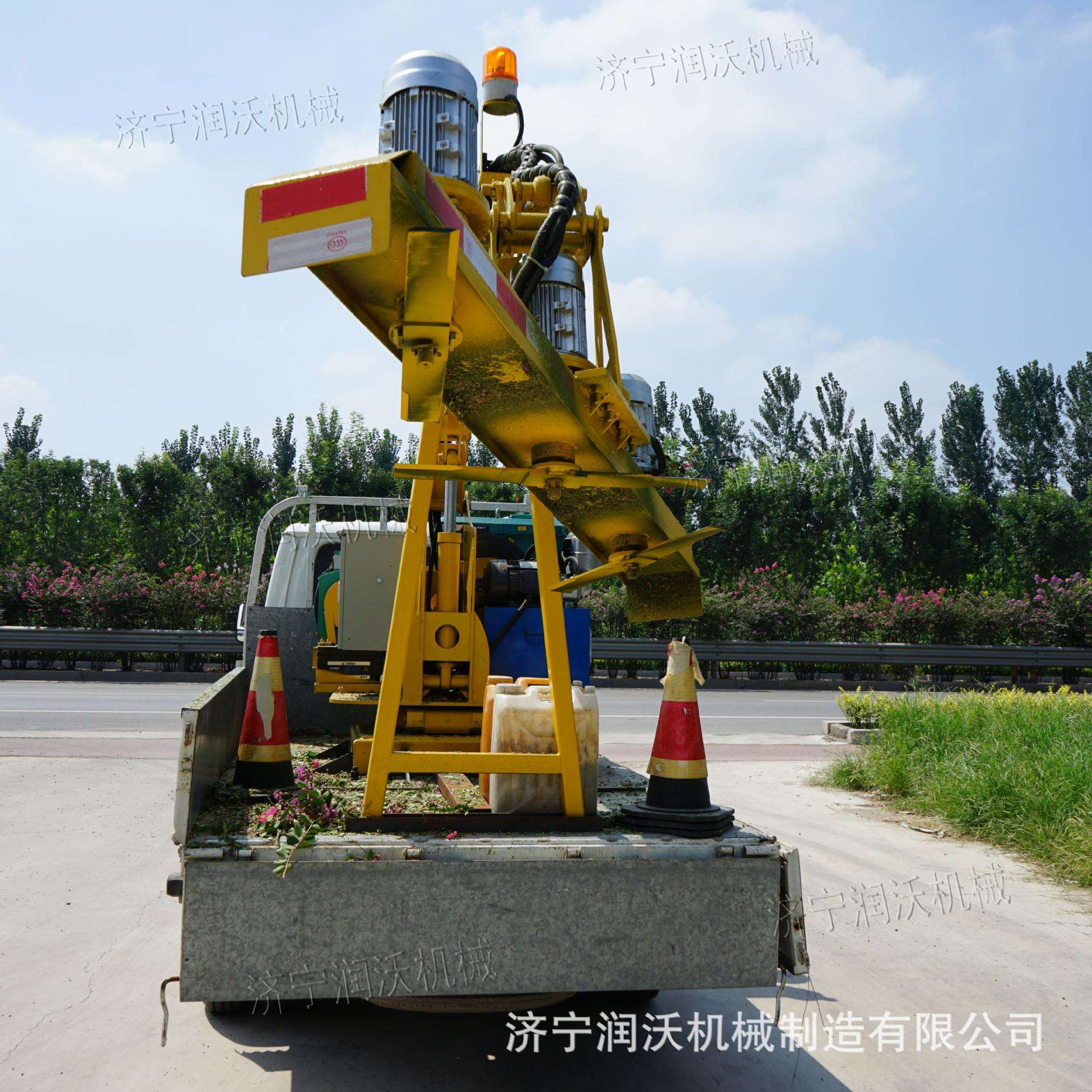 车载式绿篱修剪机 高速公路中分带修剪机 边坡灌木杂草丛生修剪车