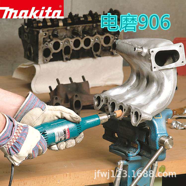 牧田906直磨机6mm电动M9100B金属大理石打磨机小型手持雕刻电磨