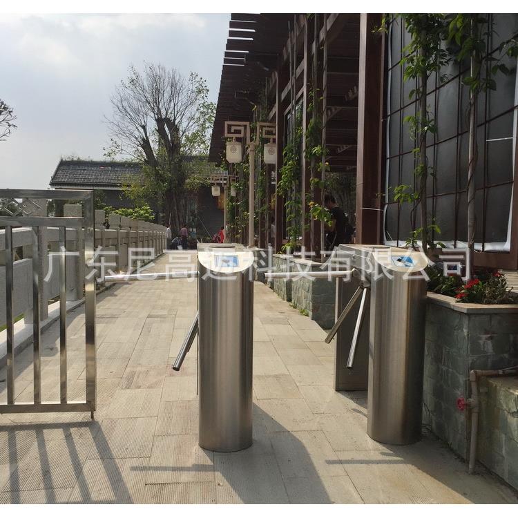 尼高迈桥式圆角三辊闸 地铁通道防尾随三杆闸机 感应卡电动三辊闸
