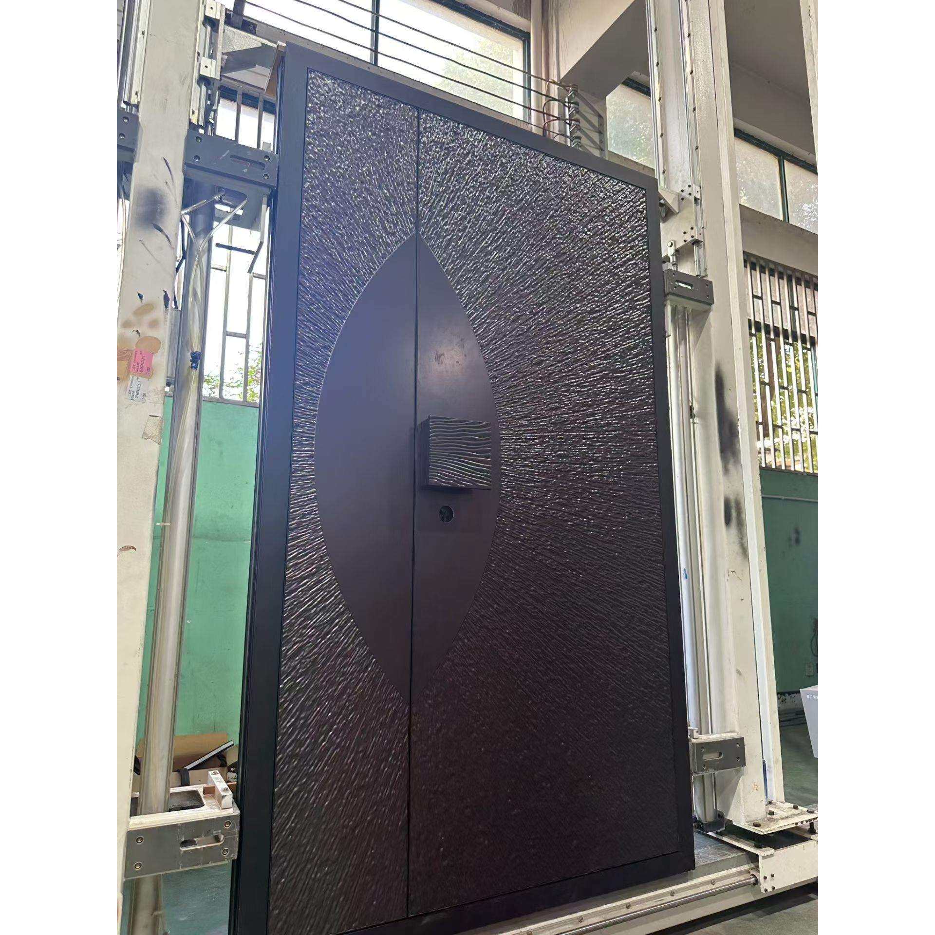 高品质机甲风商品房入户子母门别墅进户门铸铝门装甲门防盗门