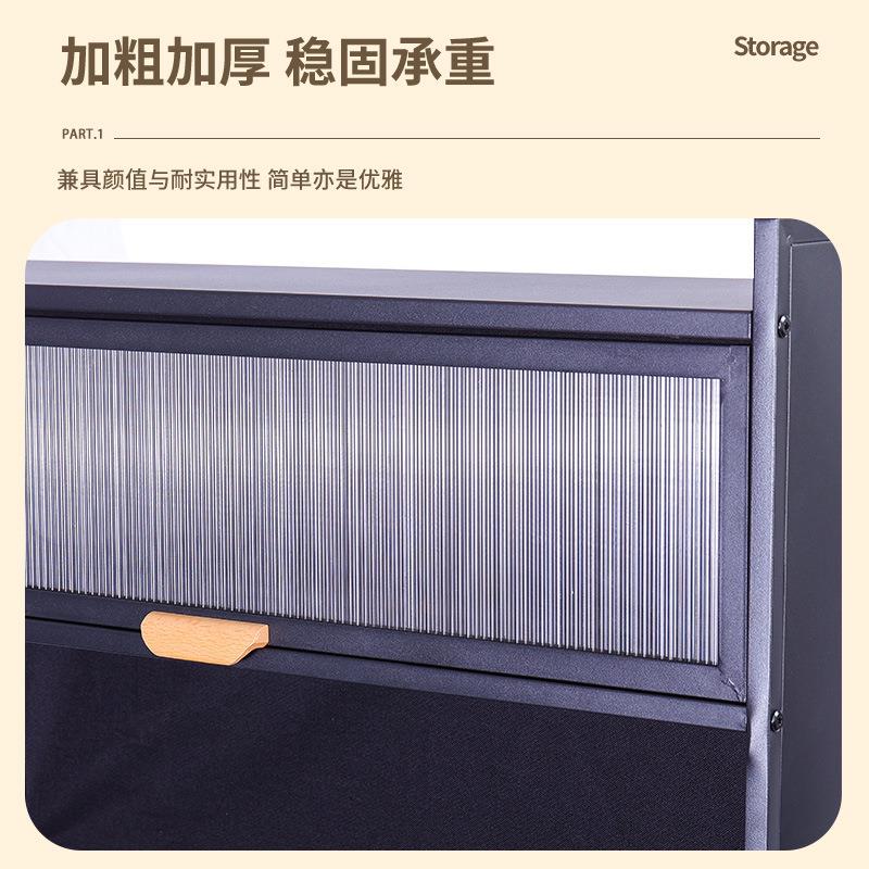 铁艺餐边柜厨房置物架落地多层多功能收纳架家用餐具碗筷厨具收纳