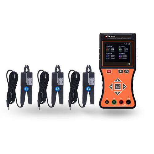 VC4500 VICTOR胜利智能型三钳数字相位伏安表