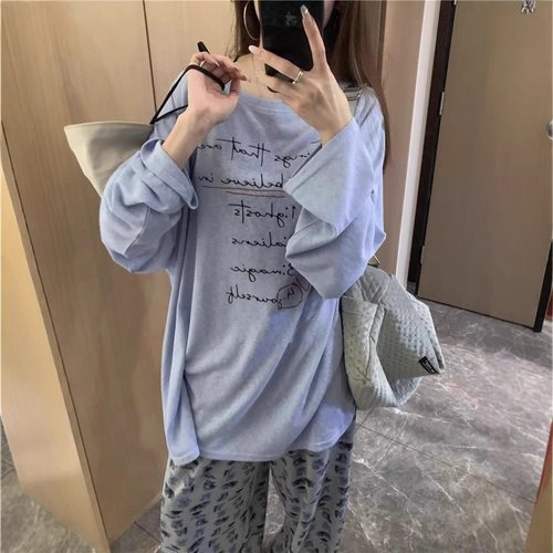 【原版面料】慵懒松弛感防晒罩衫长袖T恤女夏季新款休闲薄款上衣
