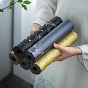 竹韵茶席新中式禅意防水棉麻桌旗茶盘垫茶席桌布日式茶道零配
