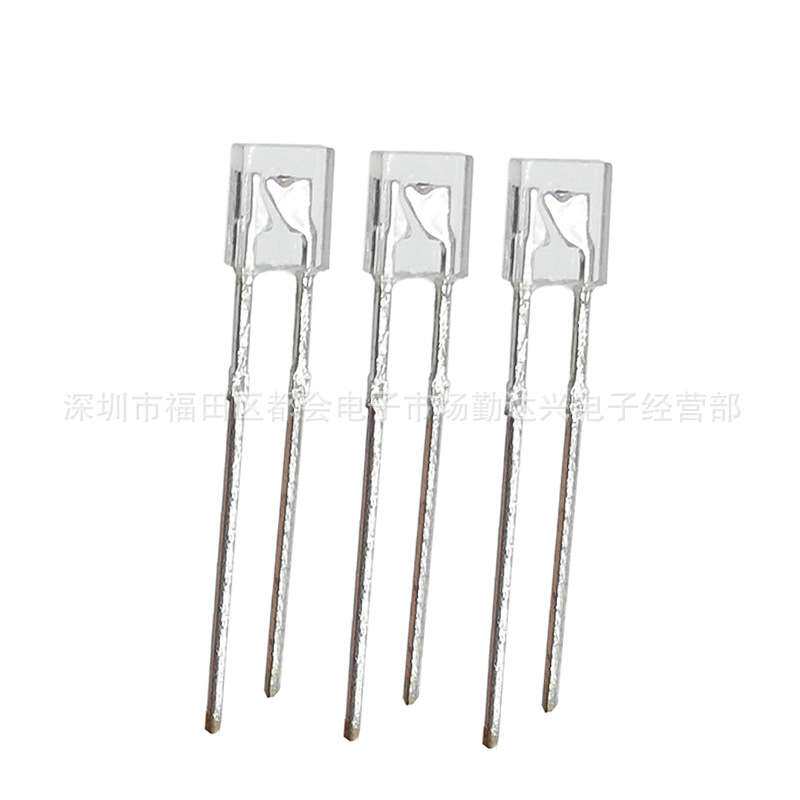 1*3*4mm134灯珠高亮白发翠绿光方形绿色指示灯led灯珠发光二极管