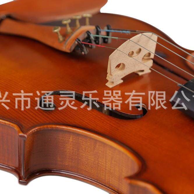 外贸出口枣木乌木配置 通灵哑光花纹手工中提琴
