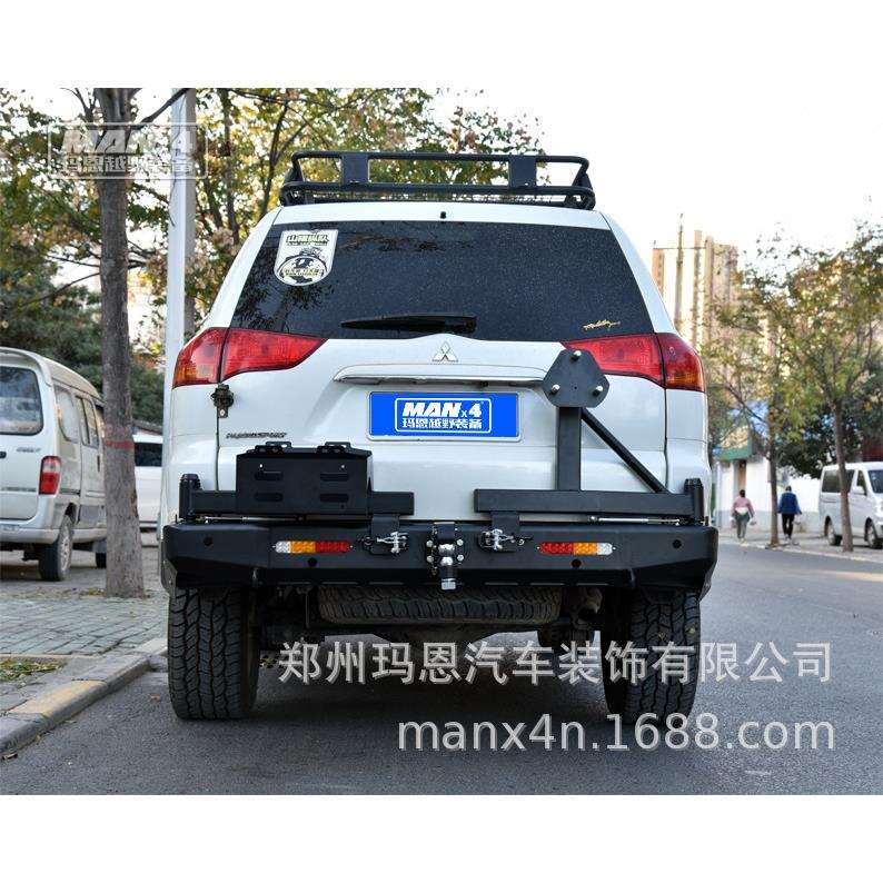 帕杰罗 劲畅 双轴后杠 后竞技杠 备胎后杠 拖车后杠