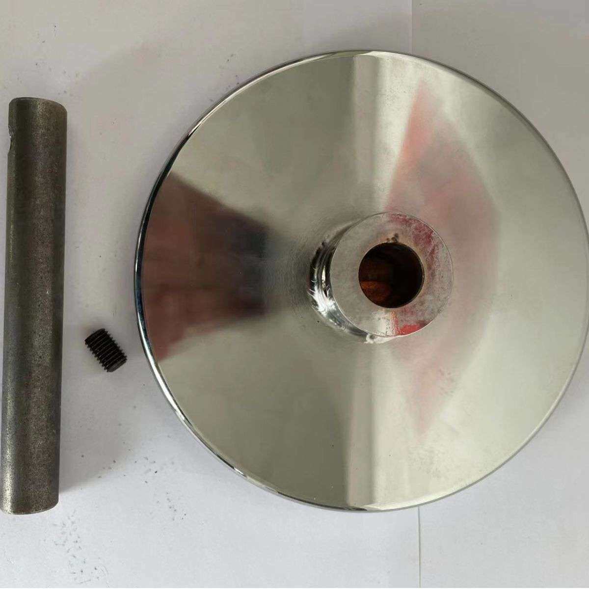 金库门配件银行金库门把手不锈钢实心转盘金库门手轮保险箱拉手