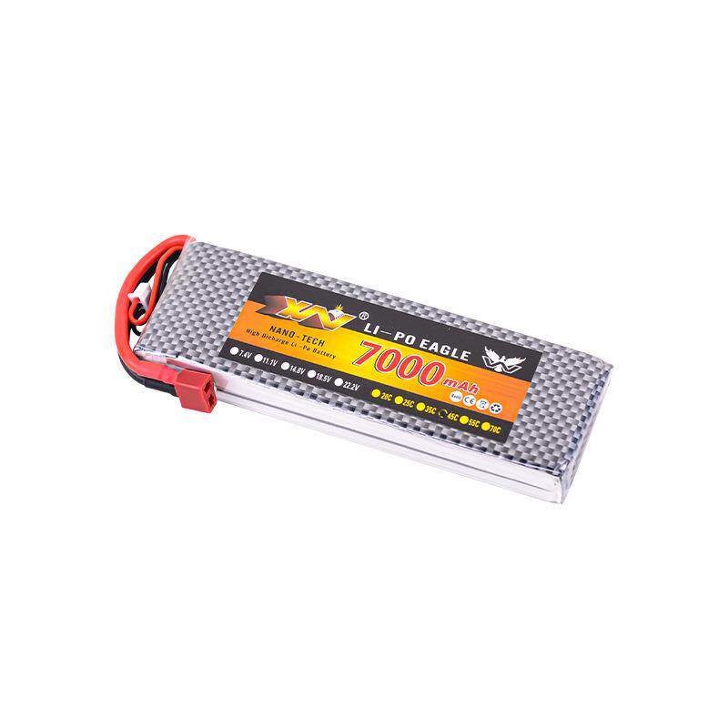 鹰王电池2S 7.4V 7000mAh 45C车模船模RC遥控车高倍率航模电池组