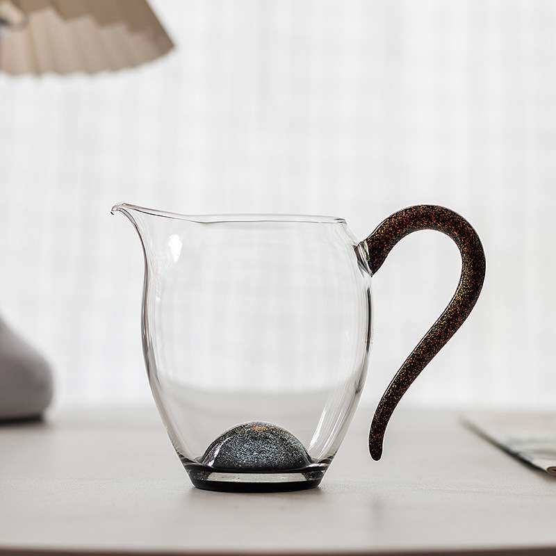 耐热玻璃公道杯星空公杯怡然分茶器个人杯品茗杯创意茶海