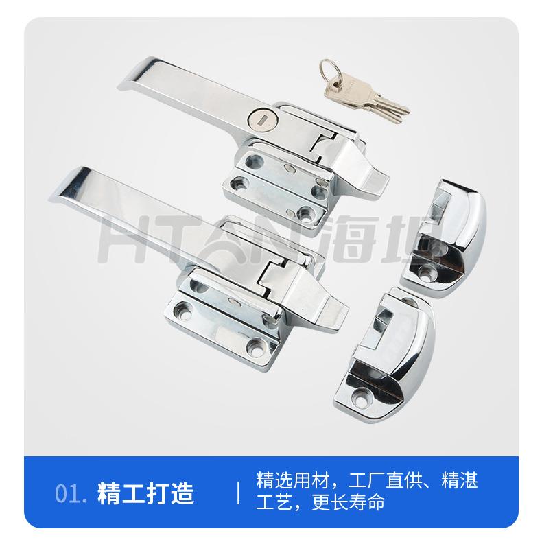 冷库门把手烘烤箱门锁烤箱蒸工业设备柜门不锈钢拉手搭扣锁