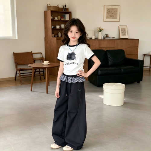 速干小猫kt套装中大童女童