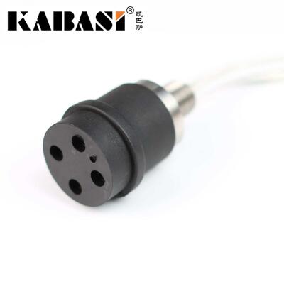 30A 4芯公缆母座IP68防水航空插HPIL HPBH大电流水密连接器防水级