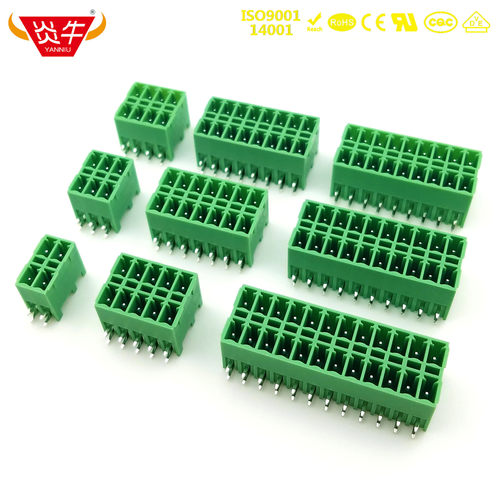 3.81mm凤凰双层插拔式PCB接线端子15EDGRHB/KF2EDGKRH/MCDN1.5-G1