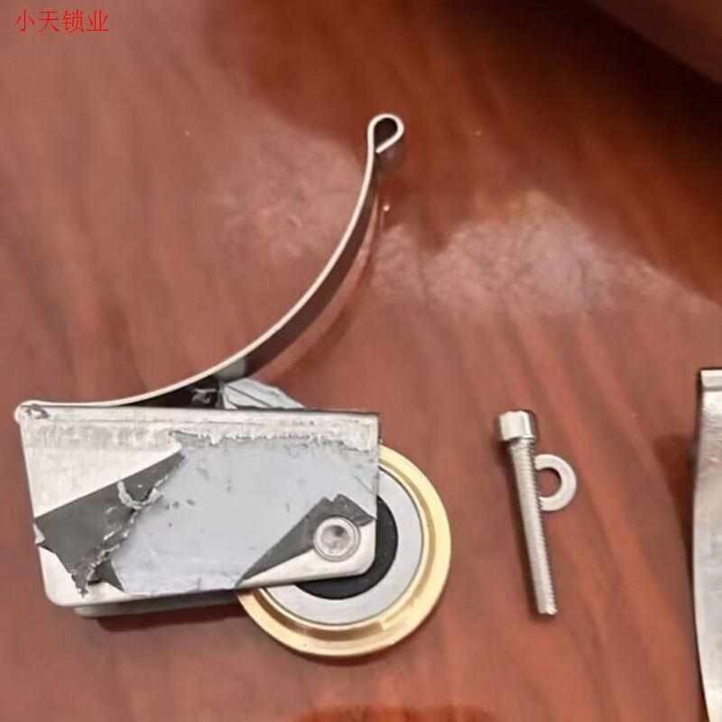 推拉门移门轨道滚轮卫生间衣柜门滑轮下轮不锈钢轮子地滑轮玻璃.