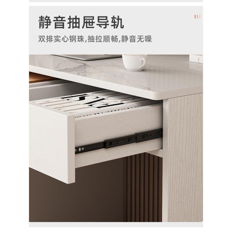 实木飘窗电脑桌现代简约书柜轻奢梳妆台儿童学习桌办公桌家用书架