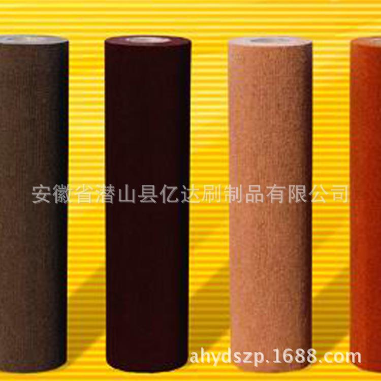工业刷辊不织布刷辊刷轮抛光刷磨料尼龙刷子清洗刷除尘按需做