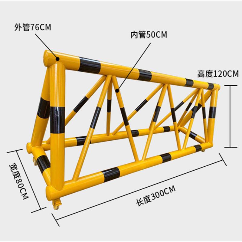 移动护栏拒马j路障学校门口挡车护栏带刺拒马防冲撞道路拦截拒马