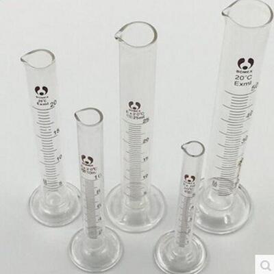 玻璃量筒5/10/25/50/100/250/500/1000/2000ml 玻璃刻度量筒