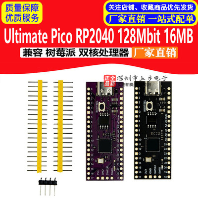 Ultimate Pico RP2040 128Mbit 16MB 兼容 树莓派 双核处理器