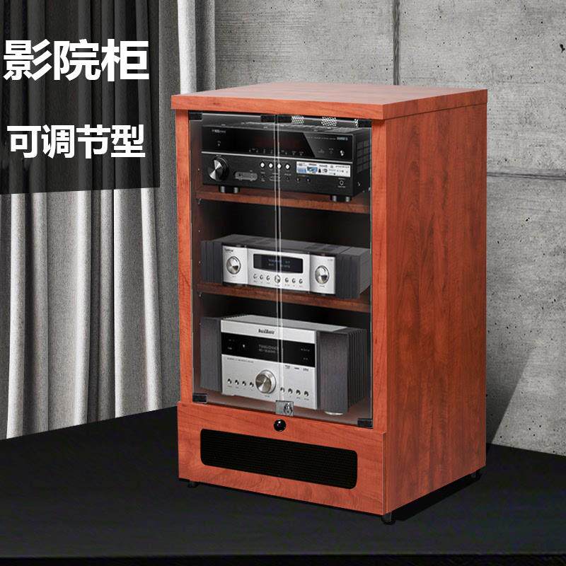 木质影音功放捷机架柜子设备盛机箱影院机柜功放器材音响ktv架子