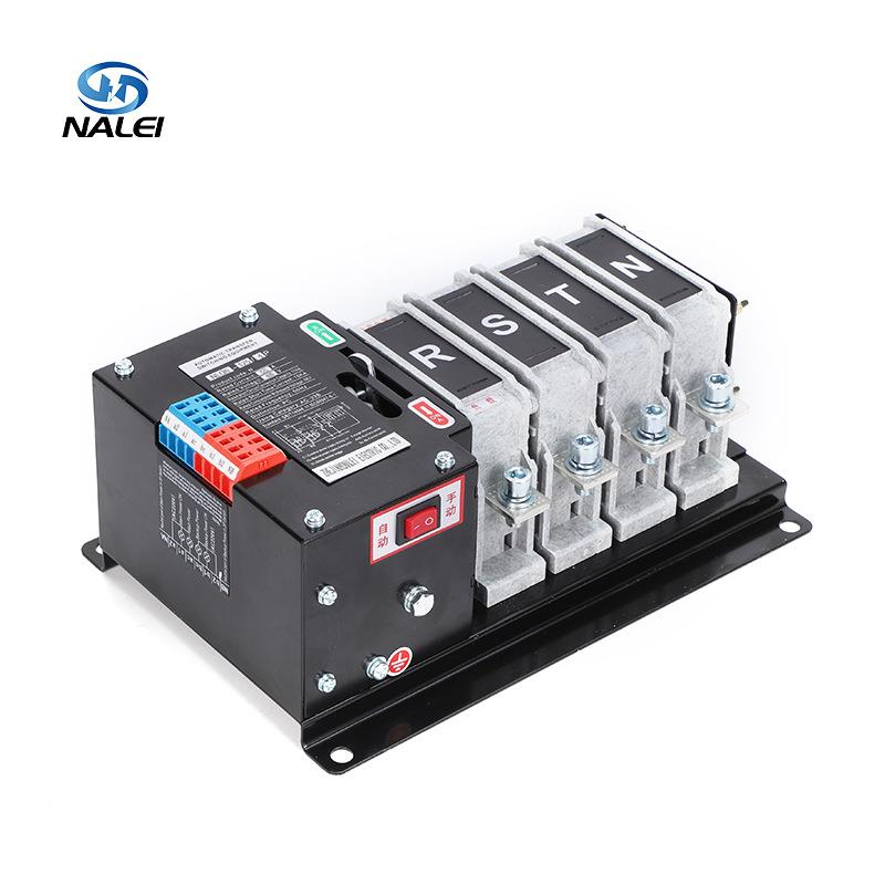 不断电双电源自动转换开关4P毫秒级切换AC380V125A100A光伏太阳能