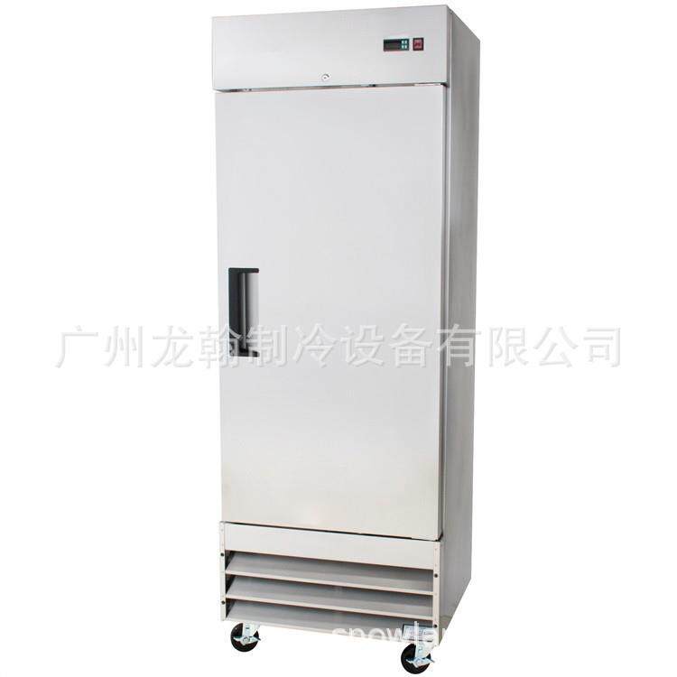 美式商用风冷单门冷柜厨房立式冰箱单温冷冻柜速冻冰柜