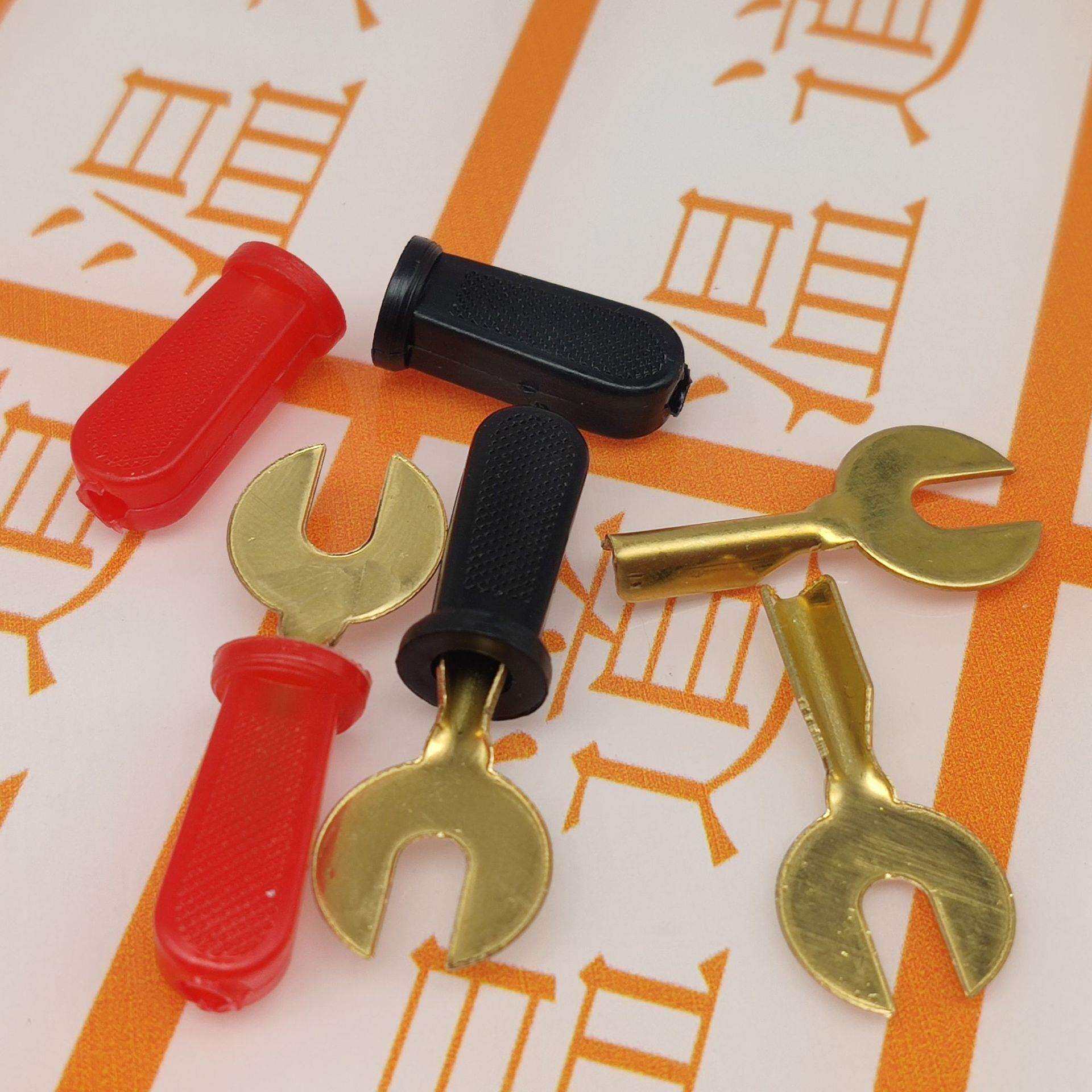 U型接线叉 冷压接线端子 物理实验导线 叉头叉片 铜件4MM