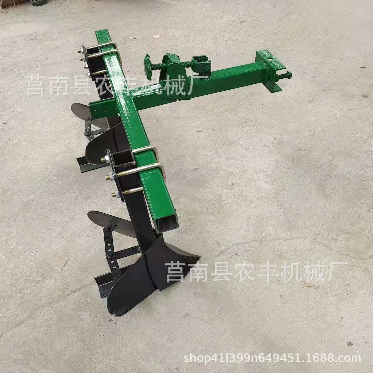 手扶拖拉机旋耕机双行可调开沟犁开沟机器犁子后挂开沟犁犁地机