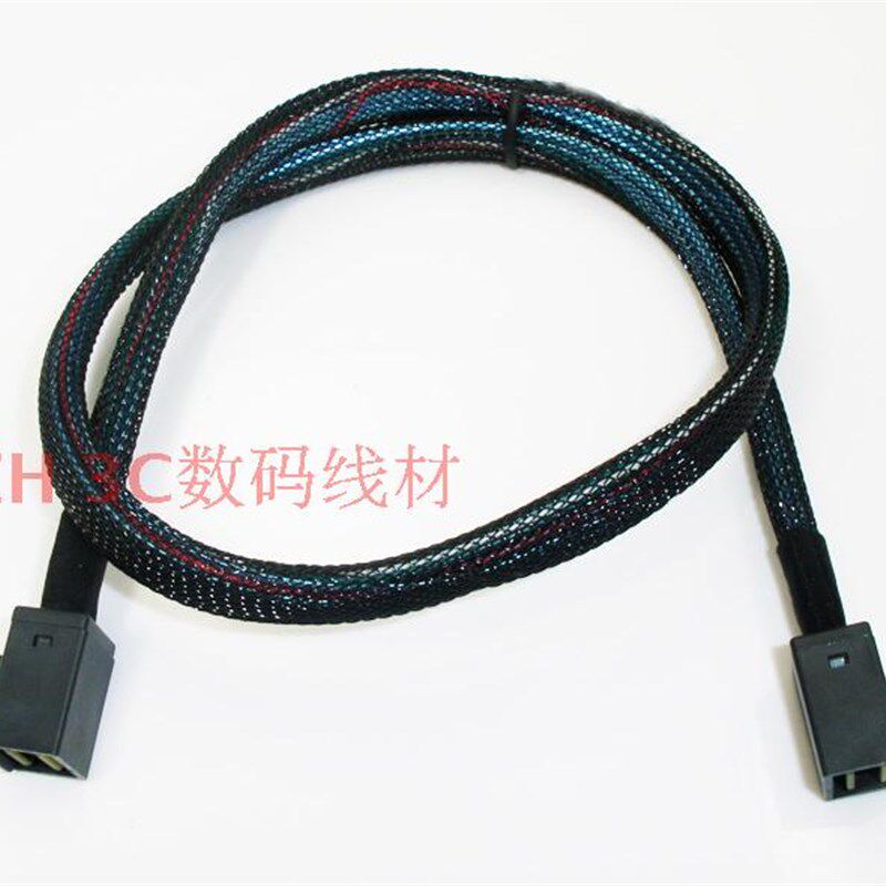直销全新MINI SAS SFF 8643转SFF-8643服务器12G阵列卡数据线1米