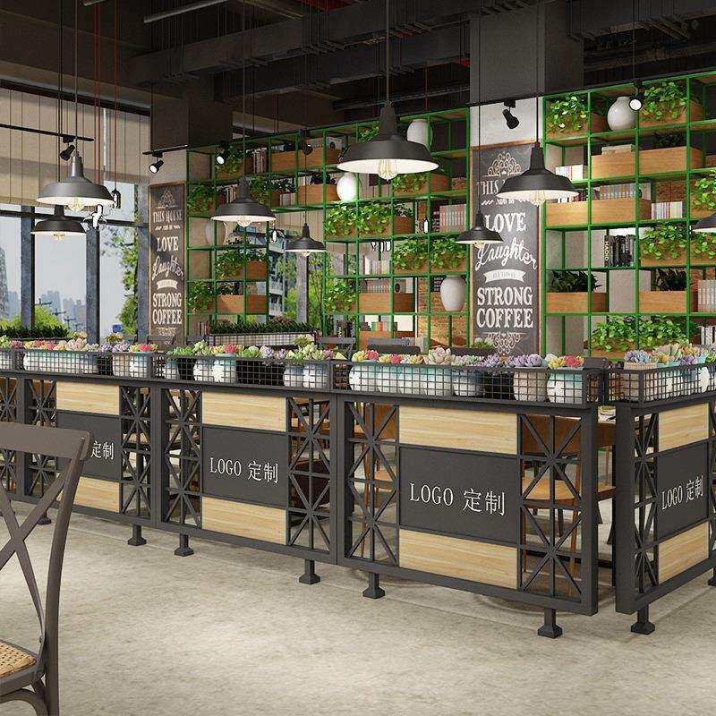 饭店铁网花架户外庭院餐厅隔断墙铁艺屏风隔断酒吧过道装饰护围栏