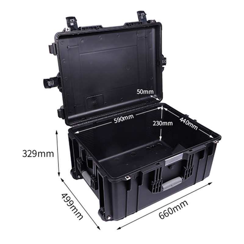 D6632塑料三防安全工具箱 大型户外泡沫内衬航空运输安全箱
