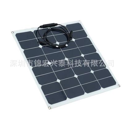 24%转换率Sunpower太阳能板50W柔性板户外房车系统太阳能发电站.