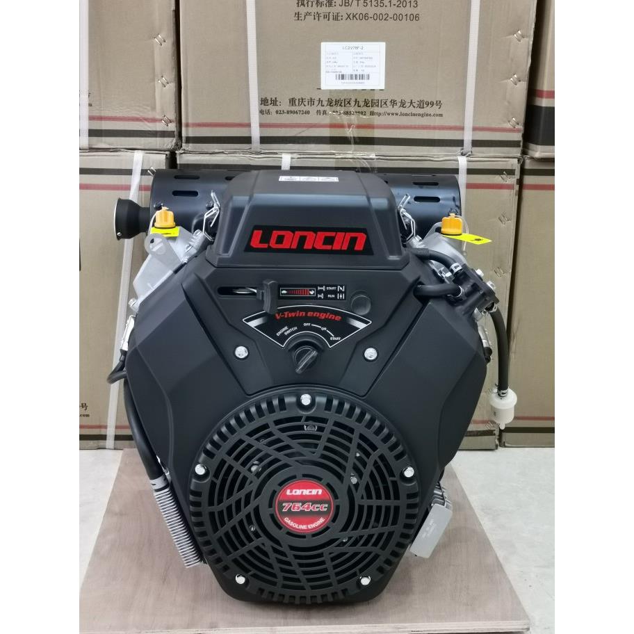 隆鑫双缸汽油发动机loncin 764CCLc2v80FD船用高速插秧机农机抽沙