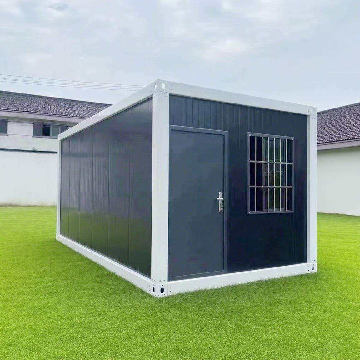 户外庭院集成房屋 集装箱阳光房 木屋组合 花园休闲房 防腐木设计