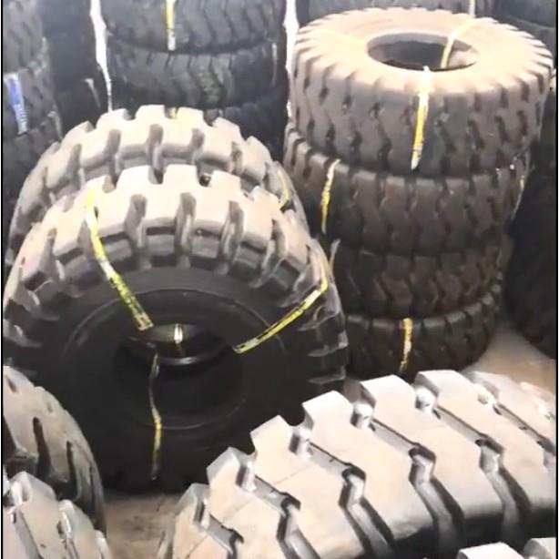 前进工程龙门吊斜交轮胎E-3L规格18-25/21/25/24-35现货直发厂家