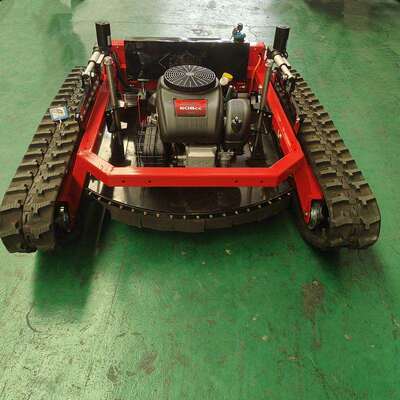 出口巴西农用智能割草机 Robotic Lawnmower 履带式遥控除草机