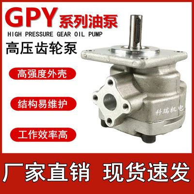 GPY高压齿轮泵液压油泵GPY-3R 4R 5.8R 7R8R9R10R11.5R电动铝合金