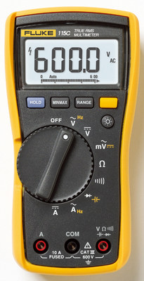 全新三位半数显式美国福禄克FLUKE 115C/F116C/F117C数字万用表
