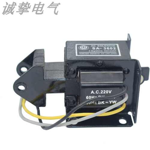 20mm220v380v牵引电磁铁牌推拉sa行程4kg式交流牵引力国字-3602