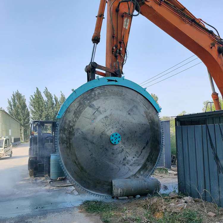 挖掘机岩石锯大型挖机混凝土圆盘锯道路切割设备液压锯机械