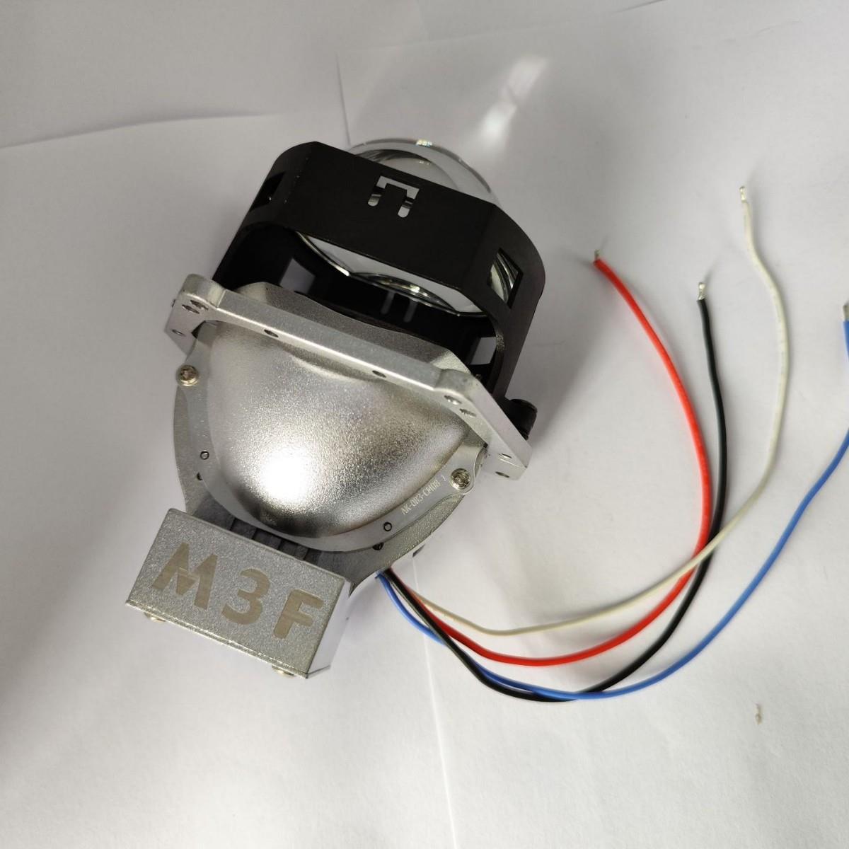 3inch Lens 汽车LED大灯双光透镜3英寸超亮远近一体鱼眼灯12V