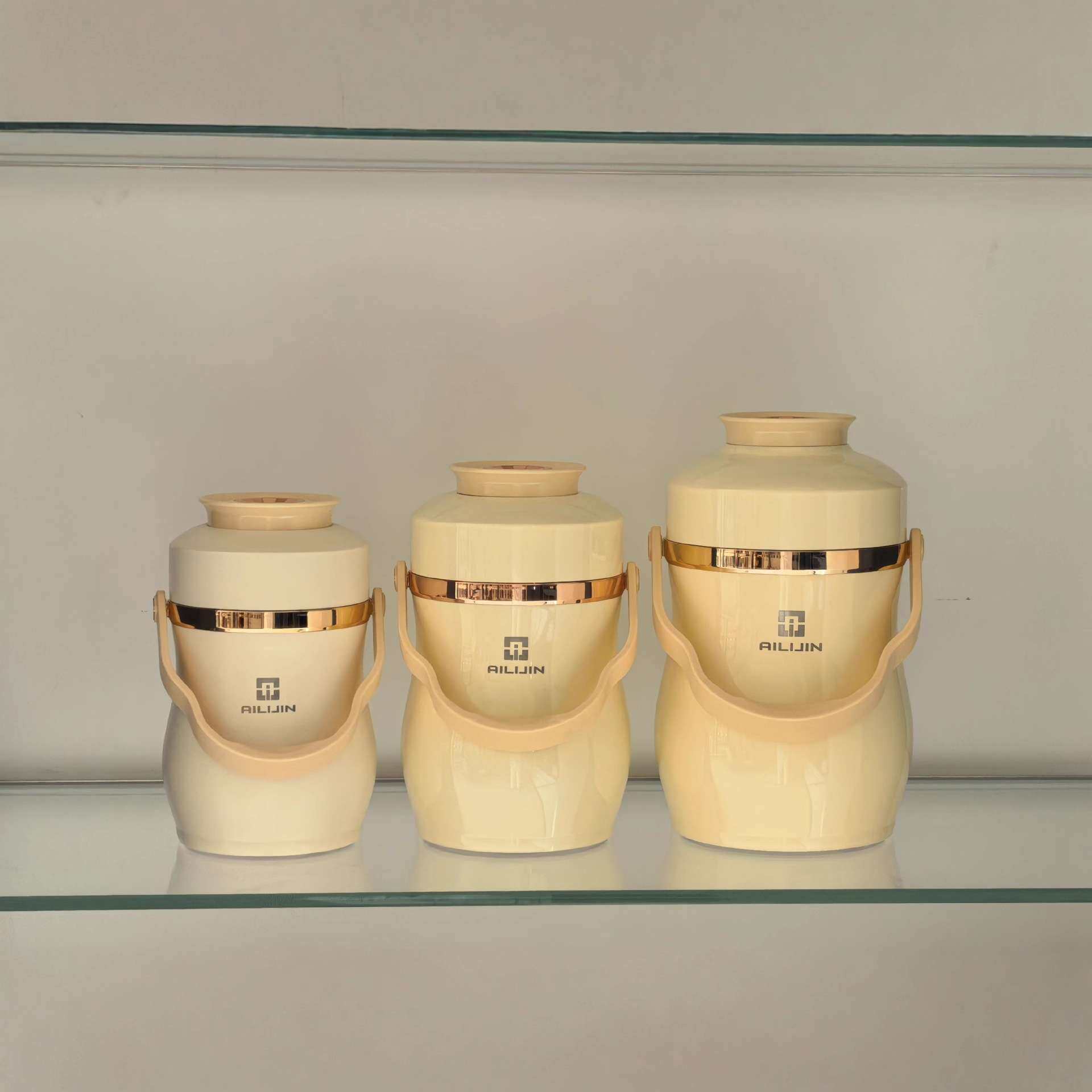 爱丽金全真空焖烧提锅2L/2.8L/3.6L不锈钢双层保温提锅