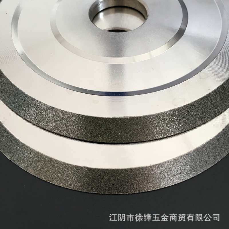 金刚石磨轮瓷砖修边轮斜轮45度尖角电镀SDC砂轮直径85内孔20砂宽7