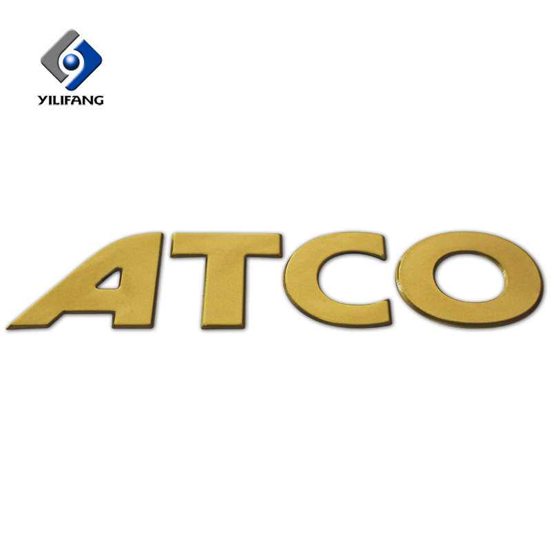 凹凸立体铭牌logo车标 金属分体车标不干胶ABS 三维立体商标软标