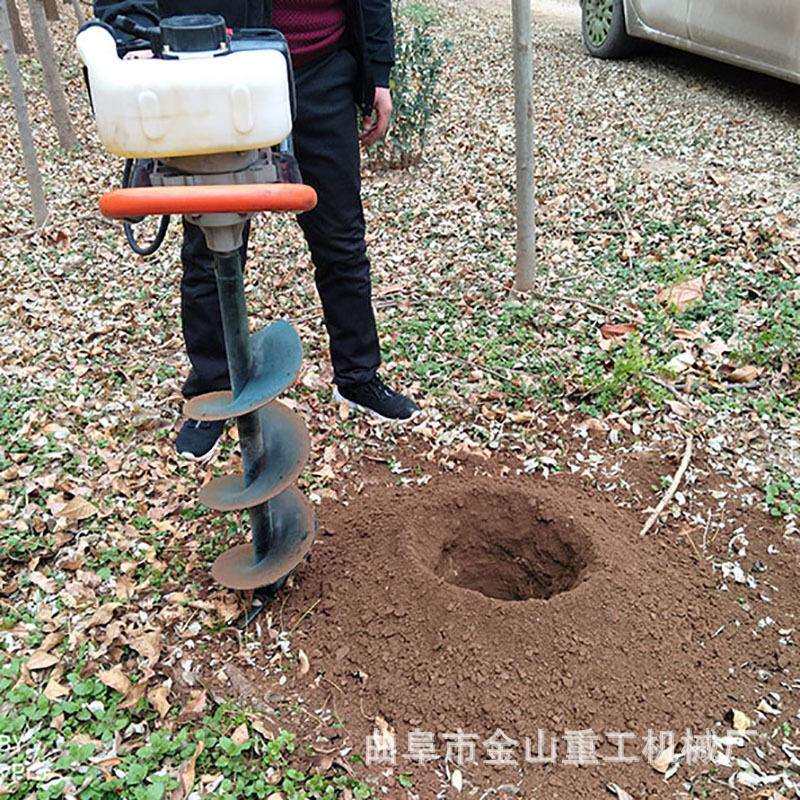 手动便携式挖坑机 植树专用挖坑机 新型汽油便携式挖坑机